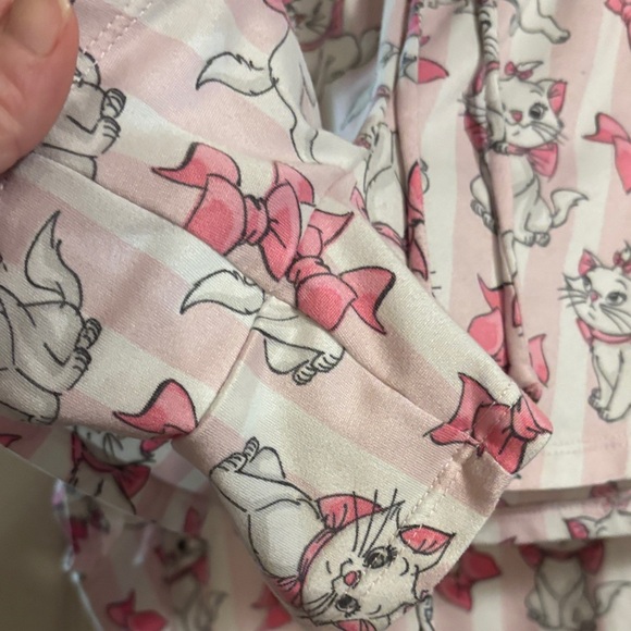Disney Pink and White Cat Pajama Set - Picture 8 of 10